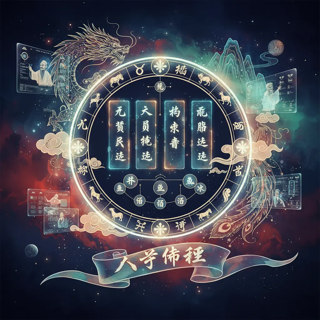 八字命理 - 八字命盤