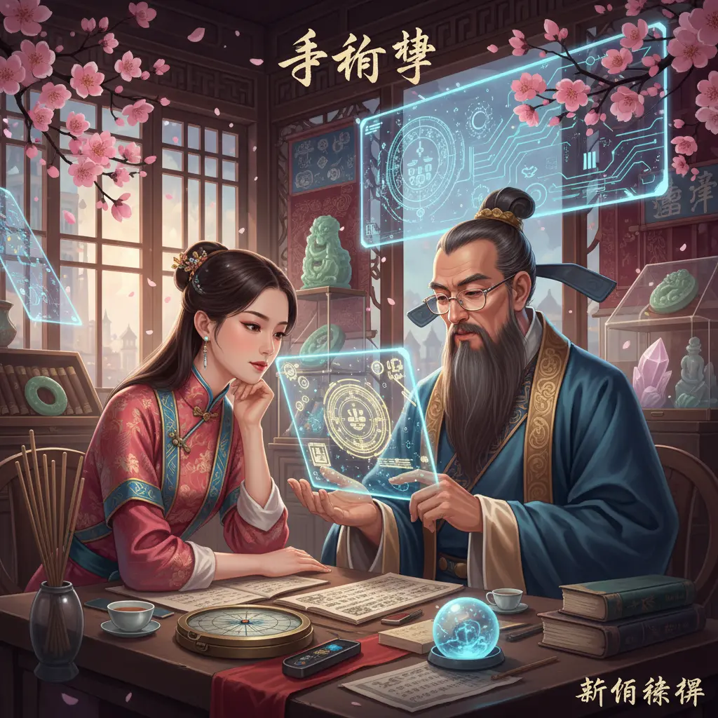 算命師傅 - 手相學