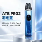 ATB ATB PRO2 注油式電子煙主機套裝 （OXVA小蠻牛新款）羽毛紋理 1300mAh大電量｜30W可調功率 磁吸防漏 5色可選 台灣現貨：圖片 2